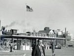 Louis Crandall poses outside Legend City after the Grand Opening